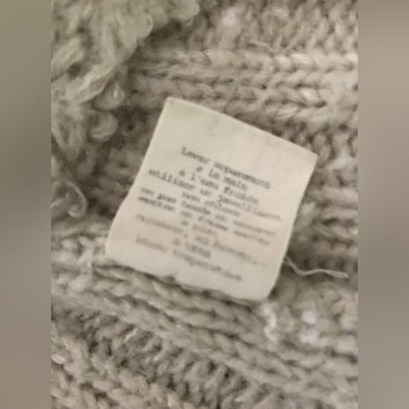 Urban Outfitters Pins and Needles Cozy Mohair Blend Cream Cocoon Cardigan S - Picture 13 of 14